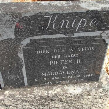 KNIPE Pieter H. &amp; Magdalena C. 1888-1962
