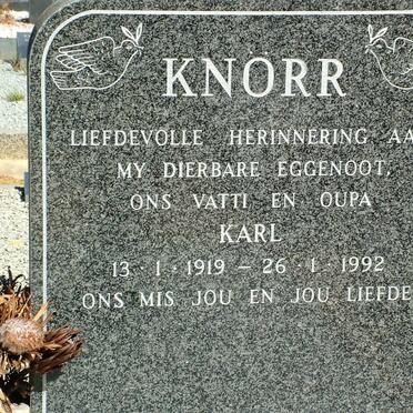 KNÖRR Karl 1919-1992