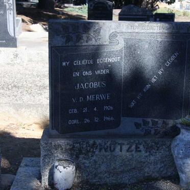 KOTZE Jacobus v.d. Merwe 1926-1966