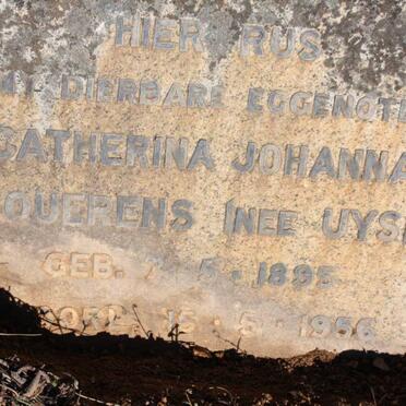 LOUERENS Catherina Johanna nee UYS 1895-1956