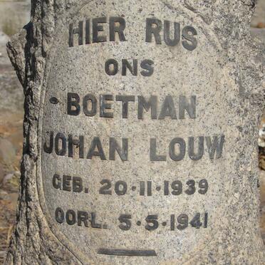 LOUW Johan 1939-1941