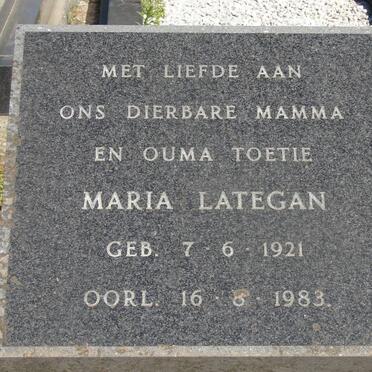 LATEGAN Maria 1921-1983