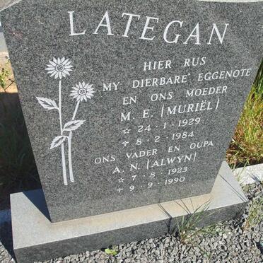 LATEGAN A.N. 1923-1990 & M.E. 1929-1984