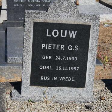 LOUW Pieter G.S. 1930-1997 