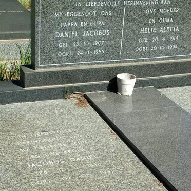 LAMBRECHTS Daniel Jacobus 1907-1985 & Helie Aletta 1914-1994 :: LAMBRECHTS Jacobus Daniel  1938-1991