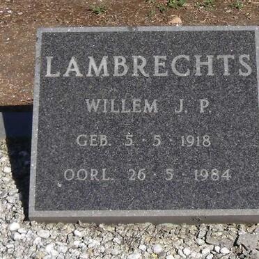 LAMBRECHTS Willem J.P. 1918-1984