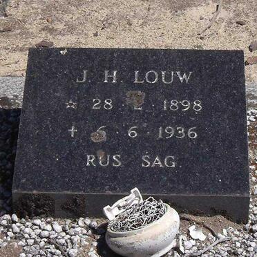 LOUW J.H. 1898-1936