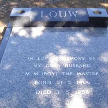LOUW M.M. 1906-1988