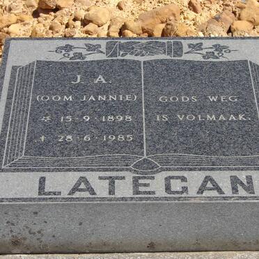 LATEGAN J.A. 1898-1985