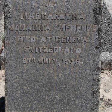 MEDFORD Margaretha Johanna -1936