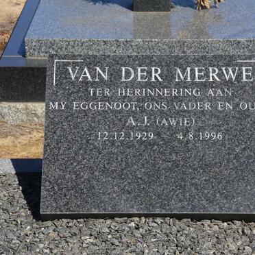 MERWE A.J., van der 1929-1996