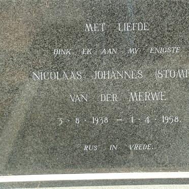 MERWE Nicolaas Johannes, van der 1938-1958