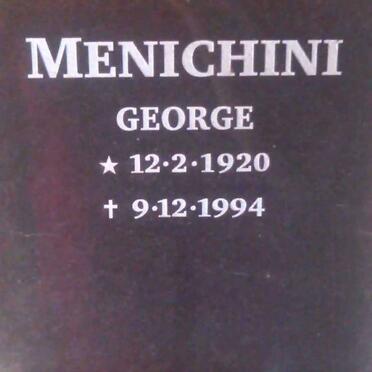 MENICHINI George 1920-1994