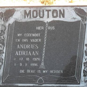 MOUTON Andries Adriaan 1926-1996