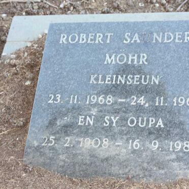 MOHR Robert Saunders 1908-1984 :: MOHR Robert Saunders 1968-1968