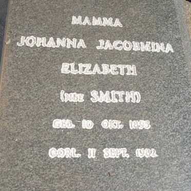 MOSTERT Nicolaas Frederik 1887-1951 & Johanna Jacobmina Elizabeth SMITH 1895-1982