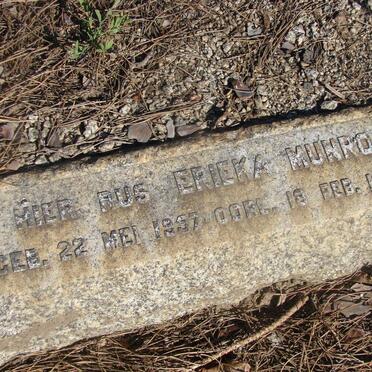 MUNRO Erieka 1957-1959