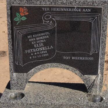 MULLER Elie Petronella 1918-1995