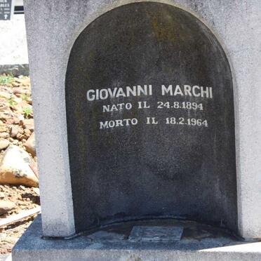 MARCHI Giovanni 1894-1964