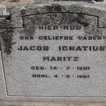 MARITZ Jacob Ignatius 1901-1961