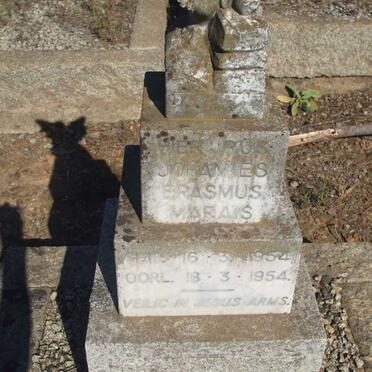 MARAIS Johannes Erasmus 1954-1954