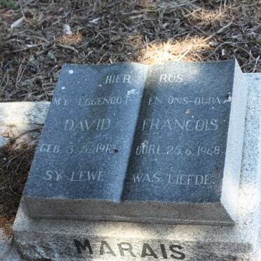 MARAIS David Francois 1918-1968