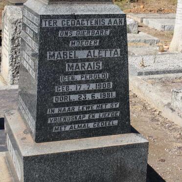 MARAIS Johannes de Villiers 1891-1947 & Mabel Aletta PEROLD 1908-1981 _2