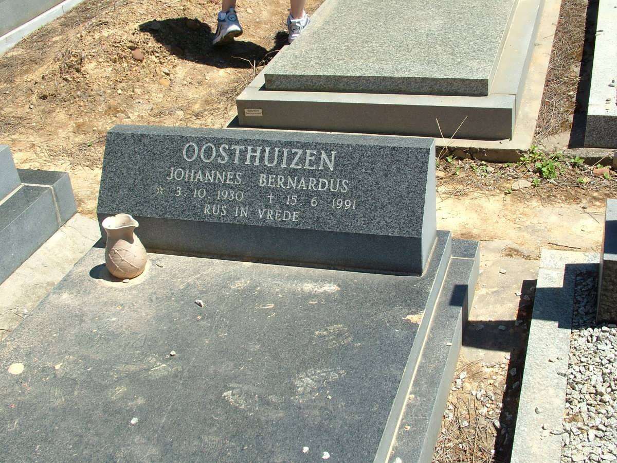 OOSTHUIZEN Johannes Bernardus 1930-1991