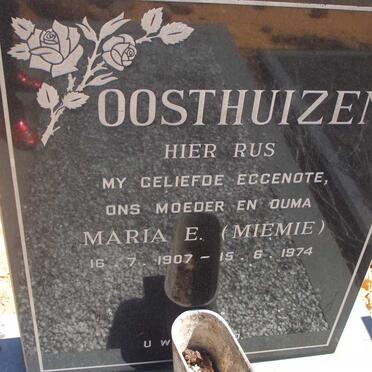 OOSTHUIZEN Maria E. 1907-1974