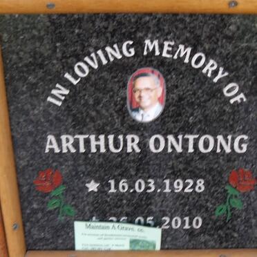 ONTONG Arthur 1928-2010