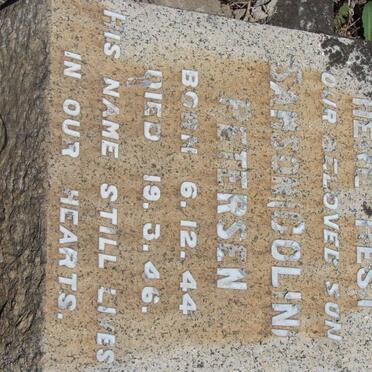 PETERSON Samson 1944-1946