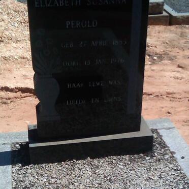 PEROLD Kitty 1892-1979 :: PEROLD Elizabeth Susanna 1885-1976