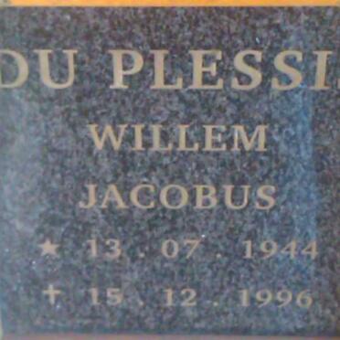 PLESSIS Willem Jacobus, du 1944-1996