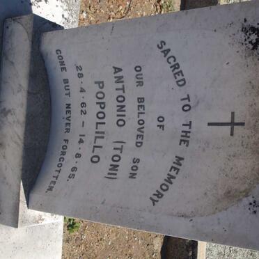 POPOLILLO Antonio 1962-1965