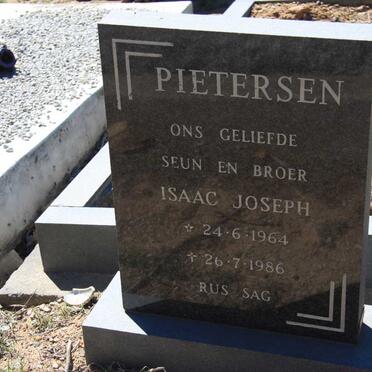 PIETERSEN Isaac Joseph 1964-1986