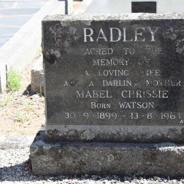 RADLEY Mabel Chrissie nee WATSON 1899-1961