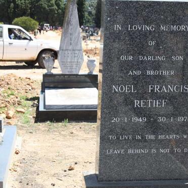RETIEF Noel Francis 1949-1971