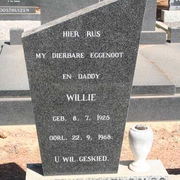 RENSBURG Willie, Jansen van 1925-1968