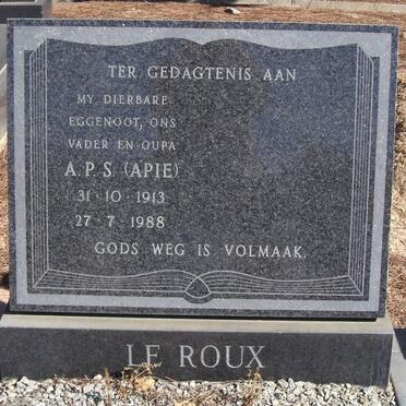 ROUX A.P.S., le 1913-1988