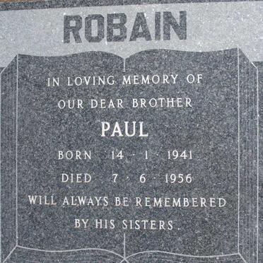 ROBAIN Paul 1941-1956