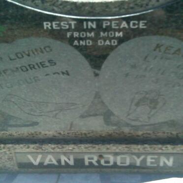 ROOYEN Keano Luther, van 2002-200?