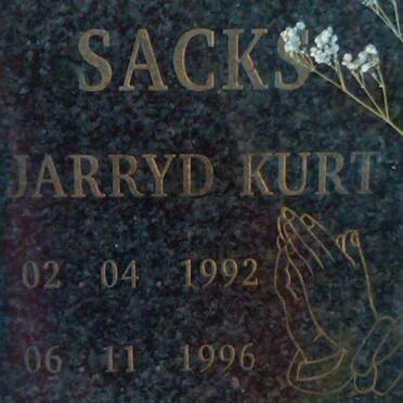 SACKS Jarryd Kurt 1992-1996