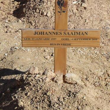 SAAIMAN Johannes 1957-2010
