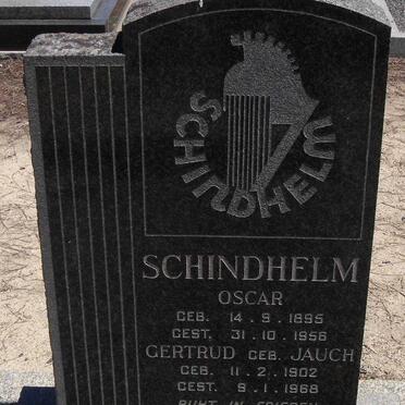 SCHINDHELM Oscar 1895-1956 & Gertrud JAUCH 1902-1968