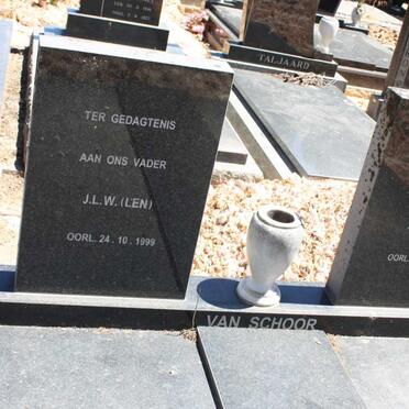 SCHOOR J.L.W., van -1999 & Anna J.W. -1972