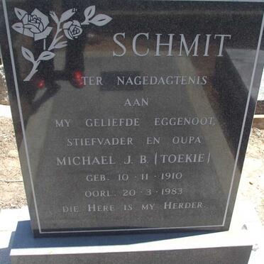 SCHMIT Michael J.B. 1910-1983 