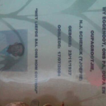 SCHENCK N.J. 1937-2004 