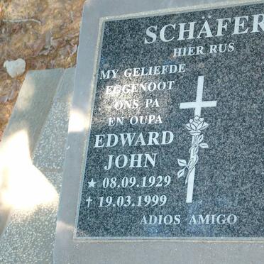 SCHAFER Edward John 1929-1999