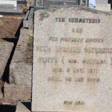 SMITH Anna Adriana Catharina nee SENEKAL 1871-1950