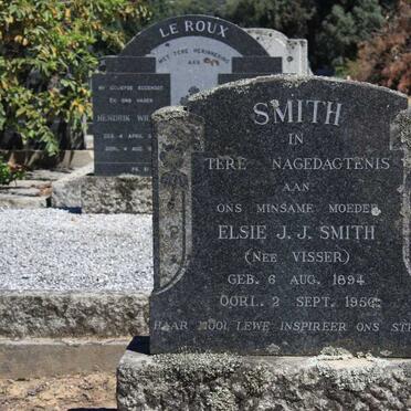 SMITH Elsie J.J. nee VISSER 1894-1956